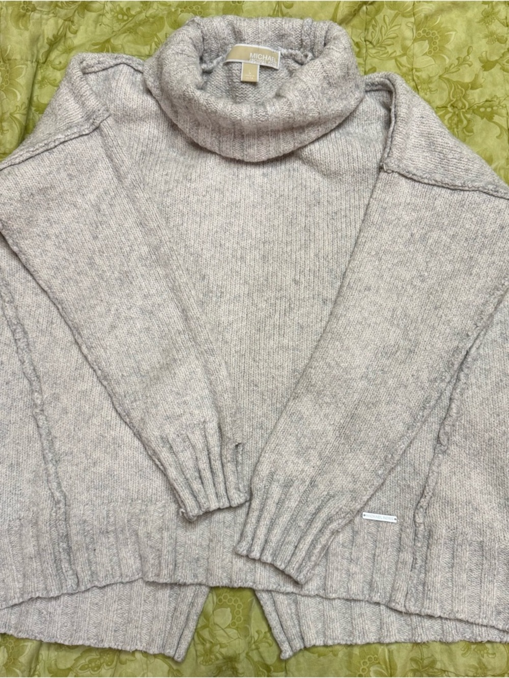 Michael Kors Light Cream Turtleneck Sweater
